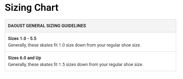 Daoust 301 USA hockey skates