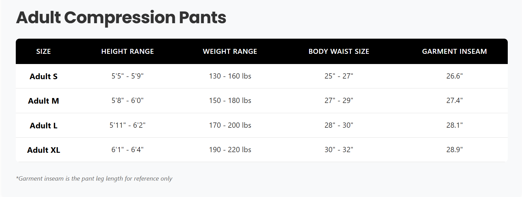 Dutzer Adult Pro Compression Pants