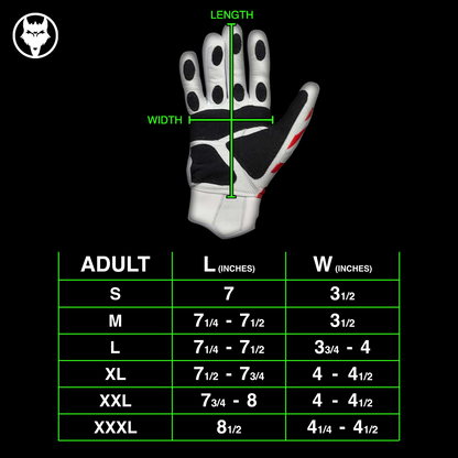 Prowler White Batting Gloves - Premium Grip &amp; Comfort