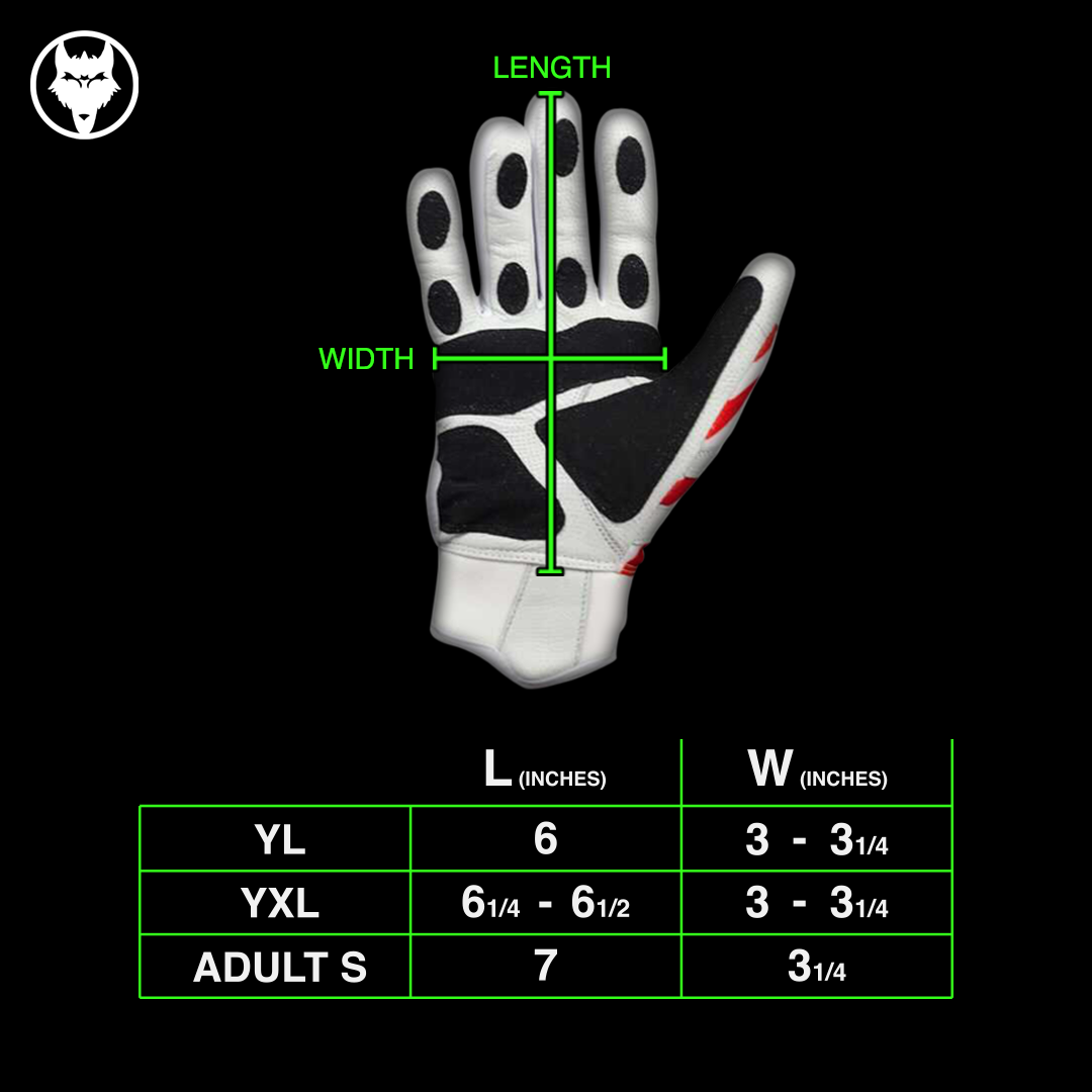 Prowler White Batting Gloves - Premium Grip &amp; Comfort